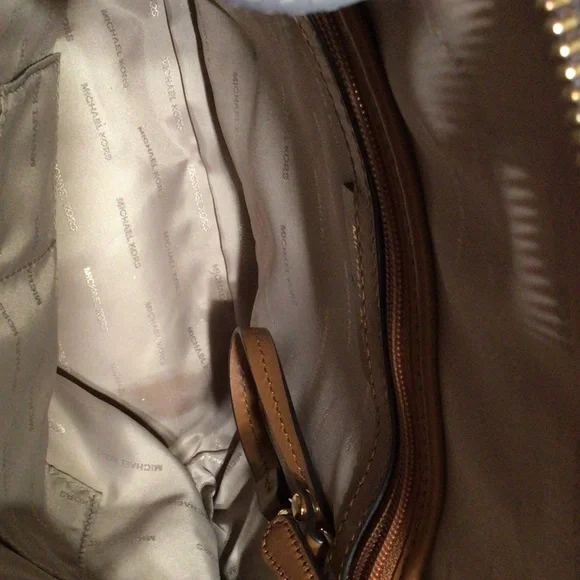 Michael Kors Dark Brown Monogram Backpack